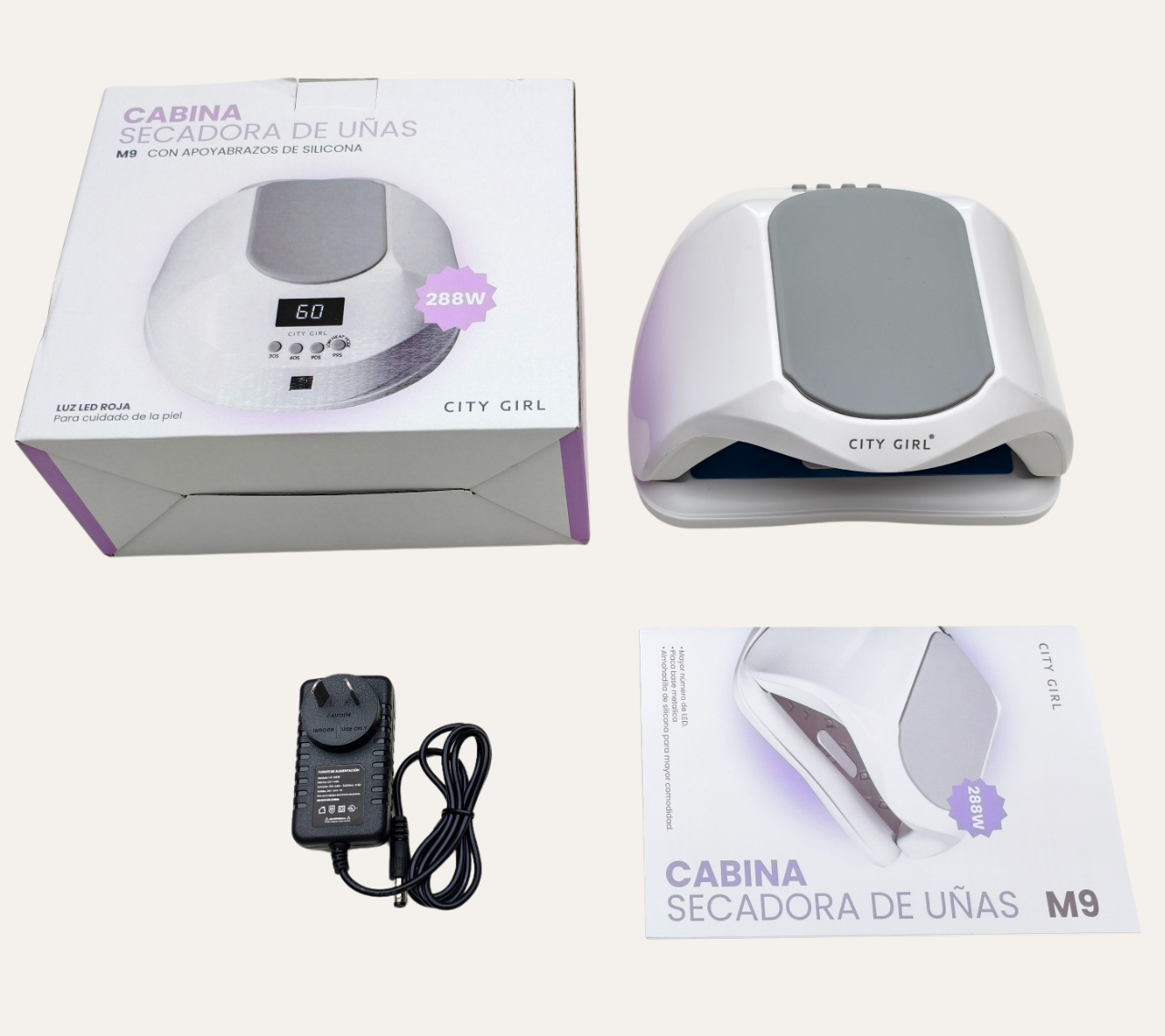 CABINA LED/UV 288W - CITY GIRL