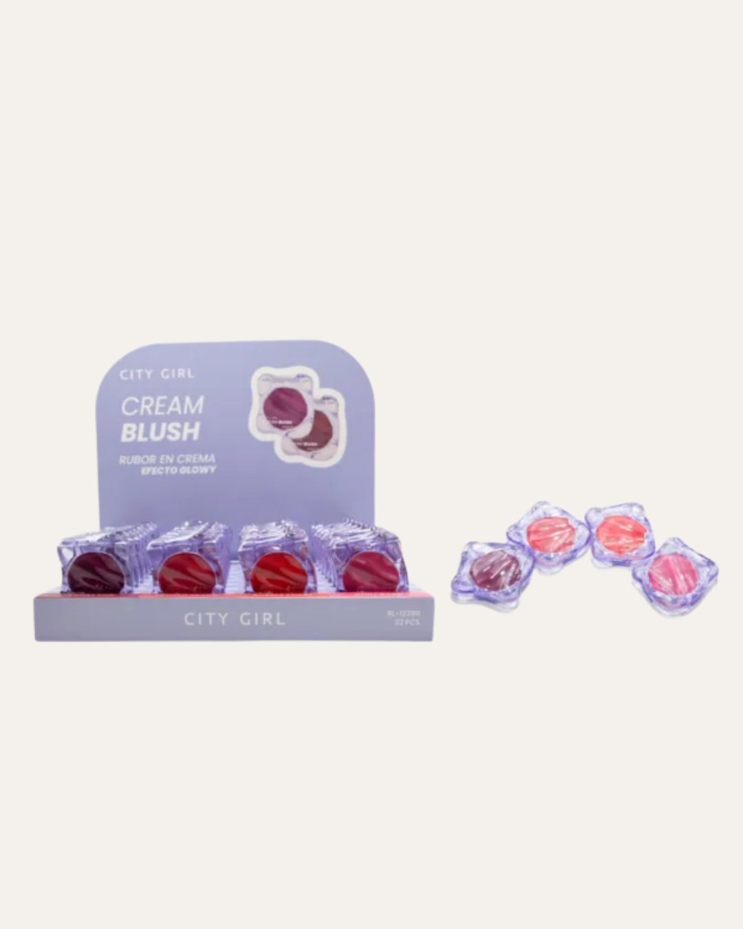 CREAM BLUSH EFECTO GLOWY - CITY GIRL