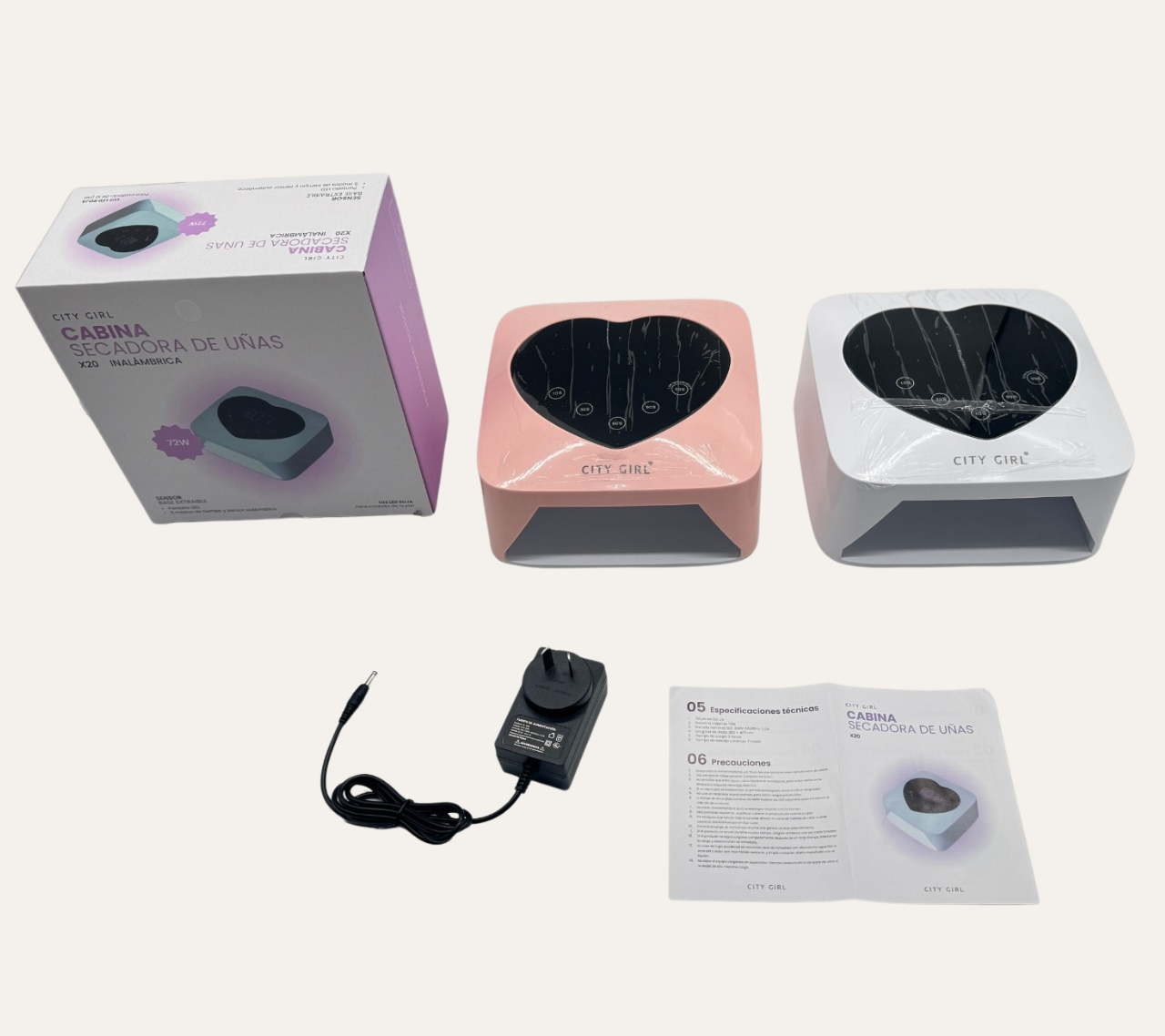 CABINA LED/UV 72W CITY GIRL