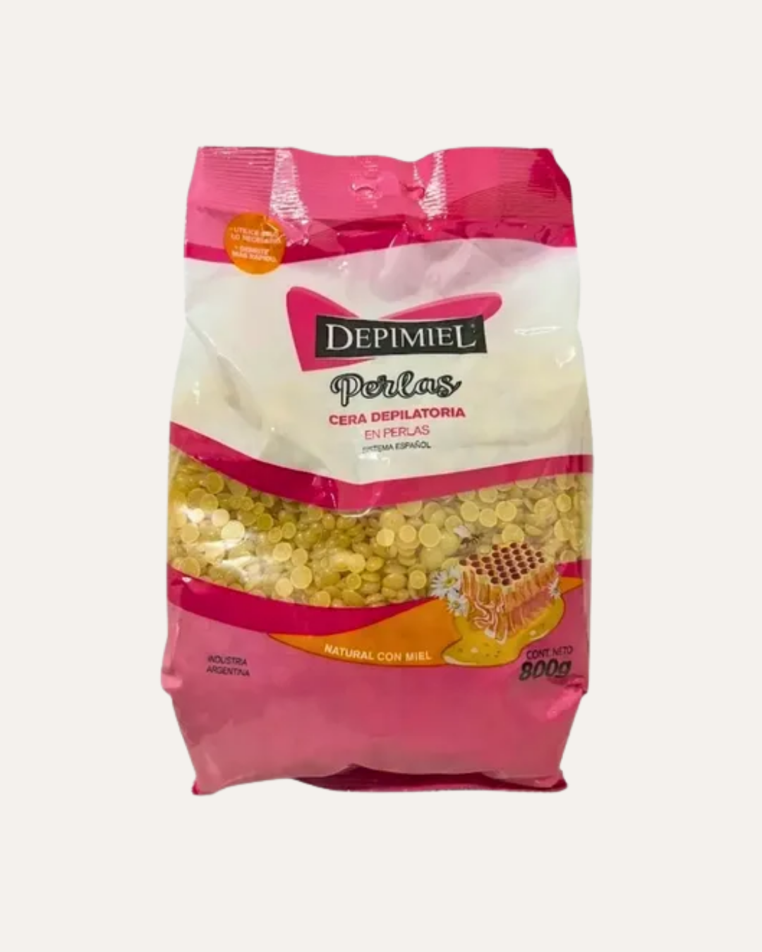 CERA EN PERLAS NATURAL 800GR - DEPIMIEL