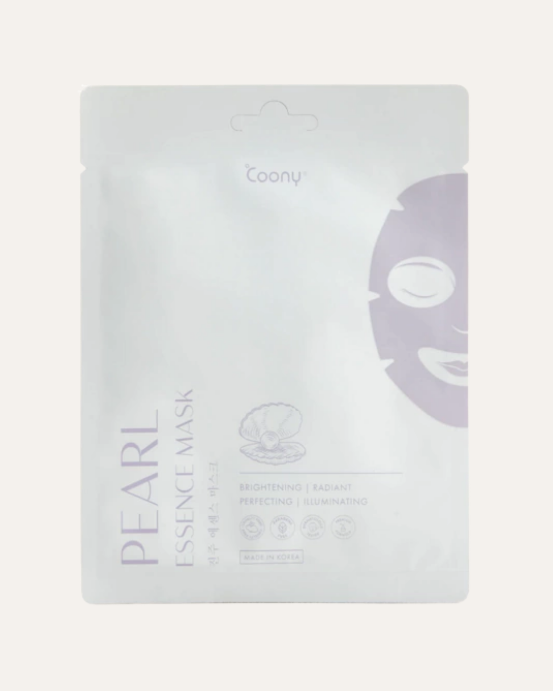 MASCARILLA FACIAL PEARL PARA PIEL CON MANCHAS, TONO DESIGUAL O CANSADA - COONY