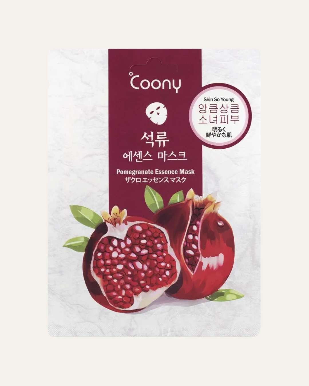 MASCARILLA FACIAL POMEGRANATE PARA PIEL CON - COONY