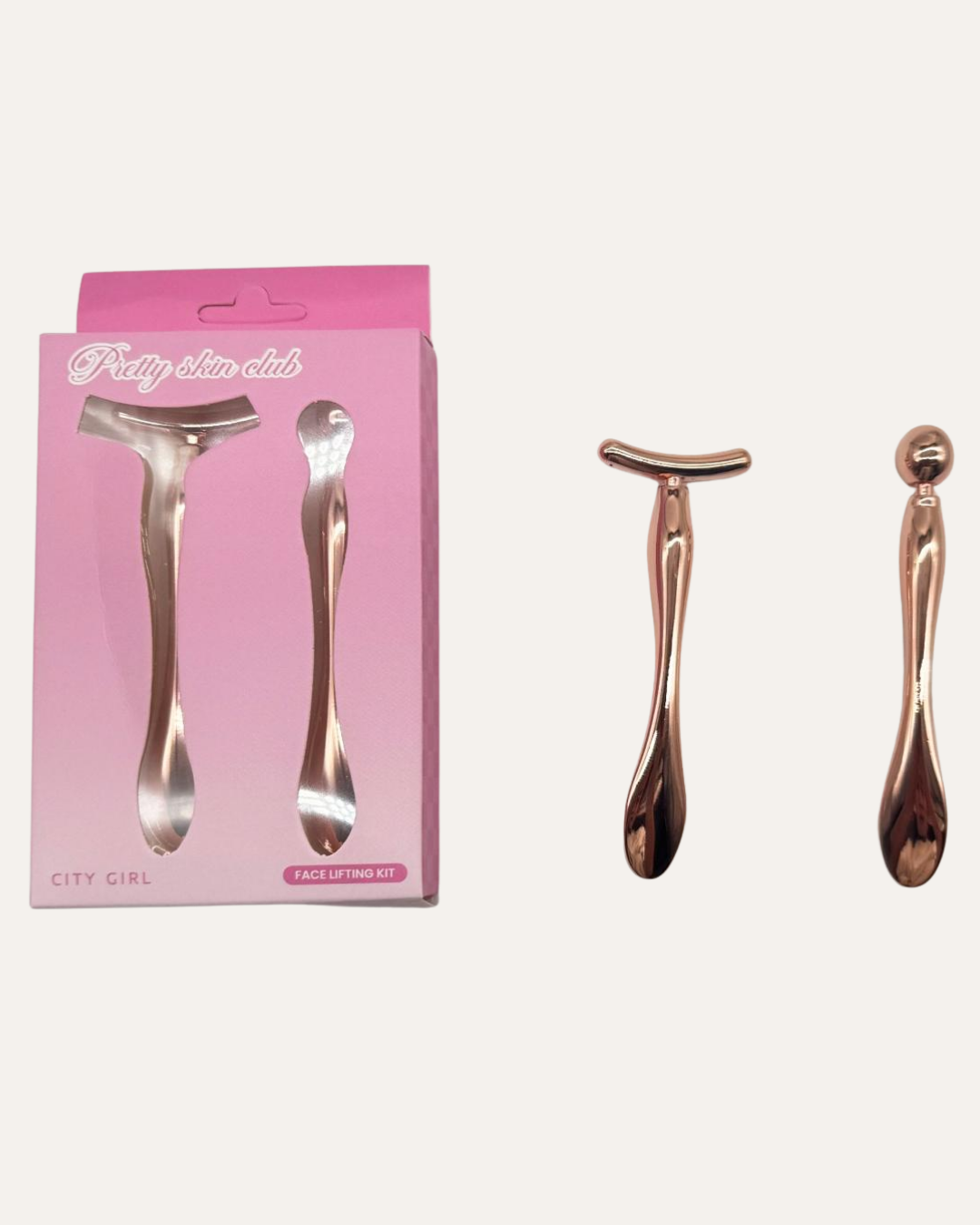 MASAJEADOR DE ROSTRO 2PCS - CITY GIRL