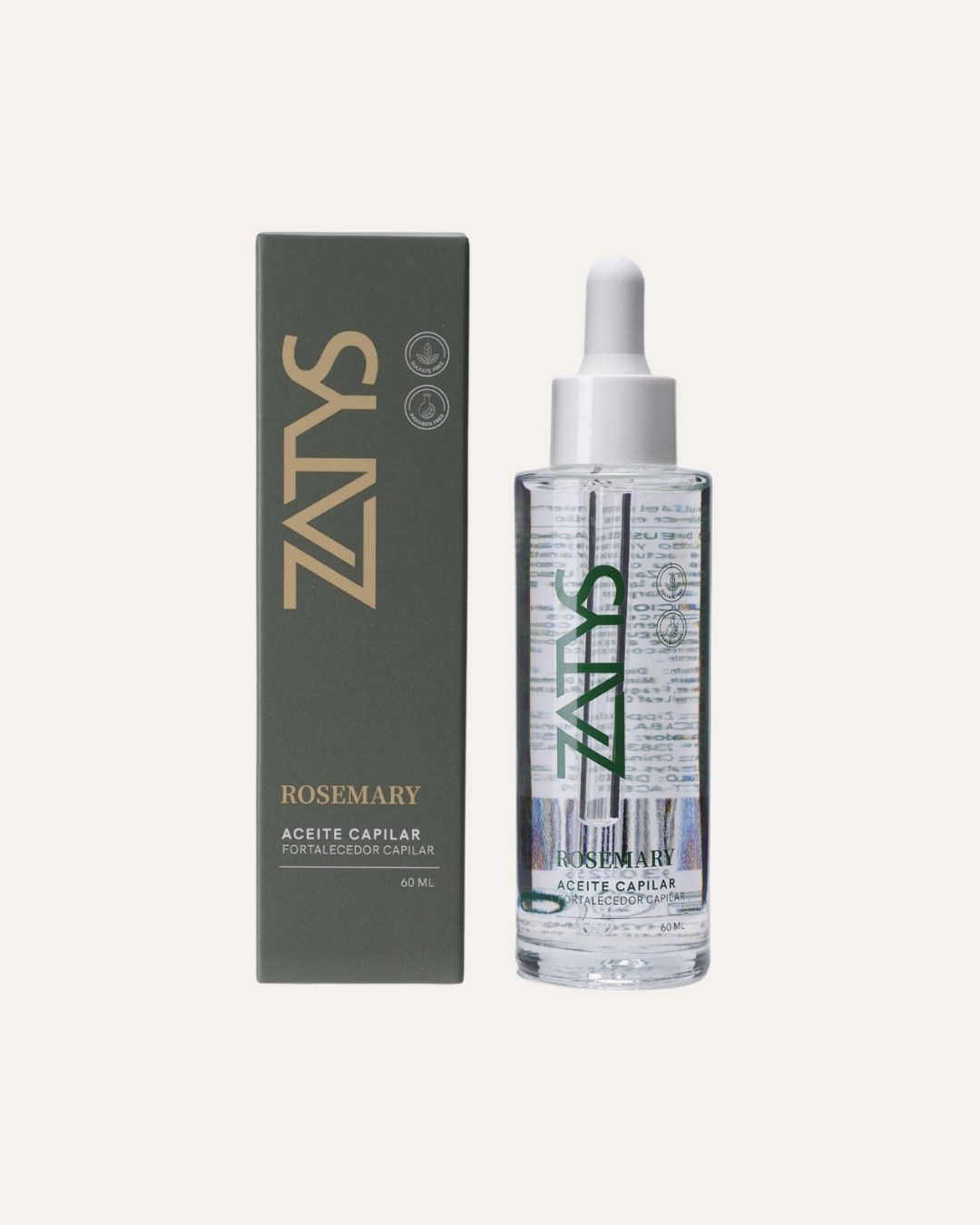 ACEITE PARA EL CABELLO ROSEMARY 60ML - ZATYS