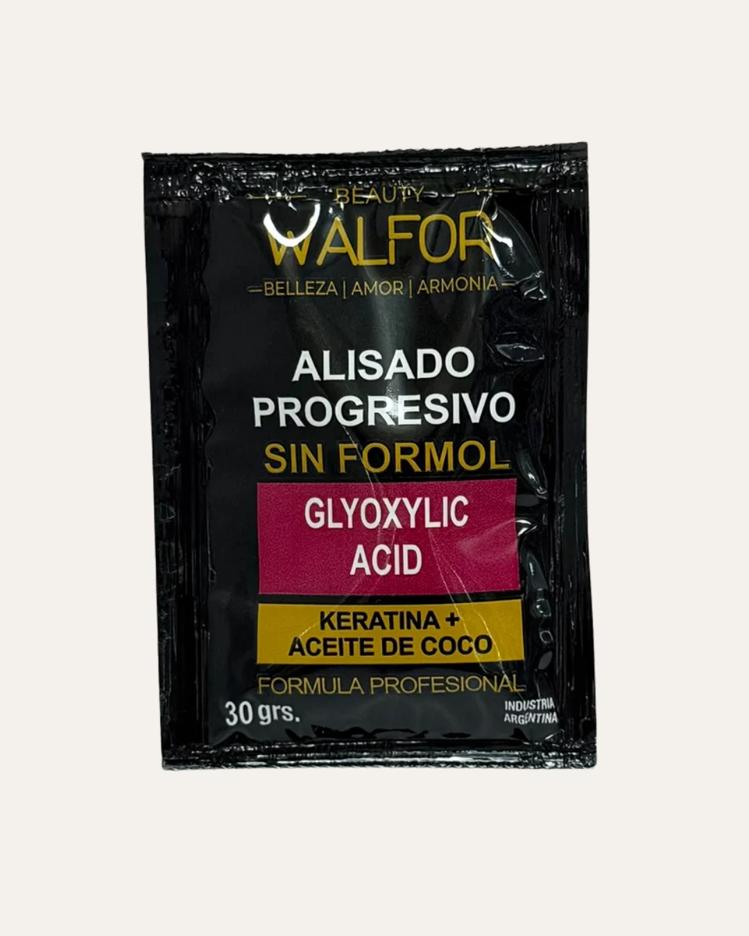 ALISADO PROGRESIVO SIN FORMOL 30GR - WALFOR