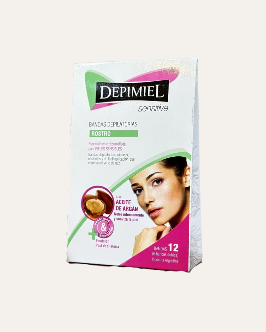 BANDA DEPILATORIAS ROSTRO SENSITIVE 12U - DEPIMIEL