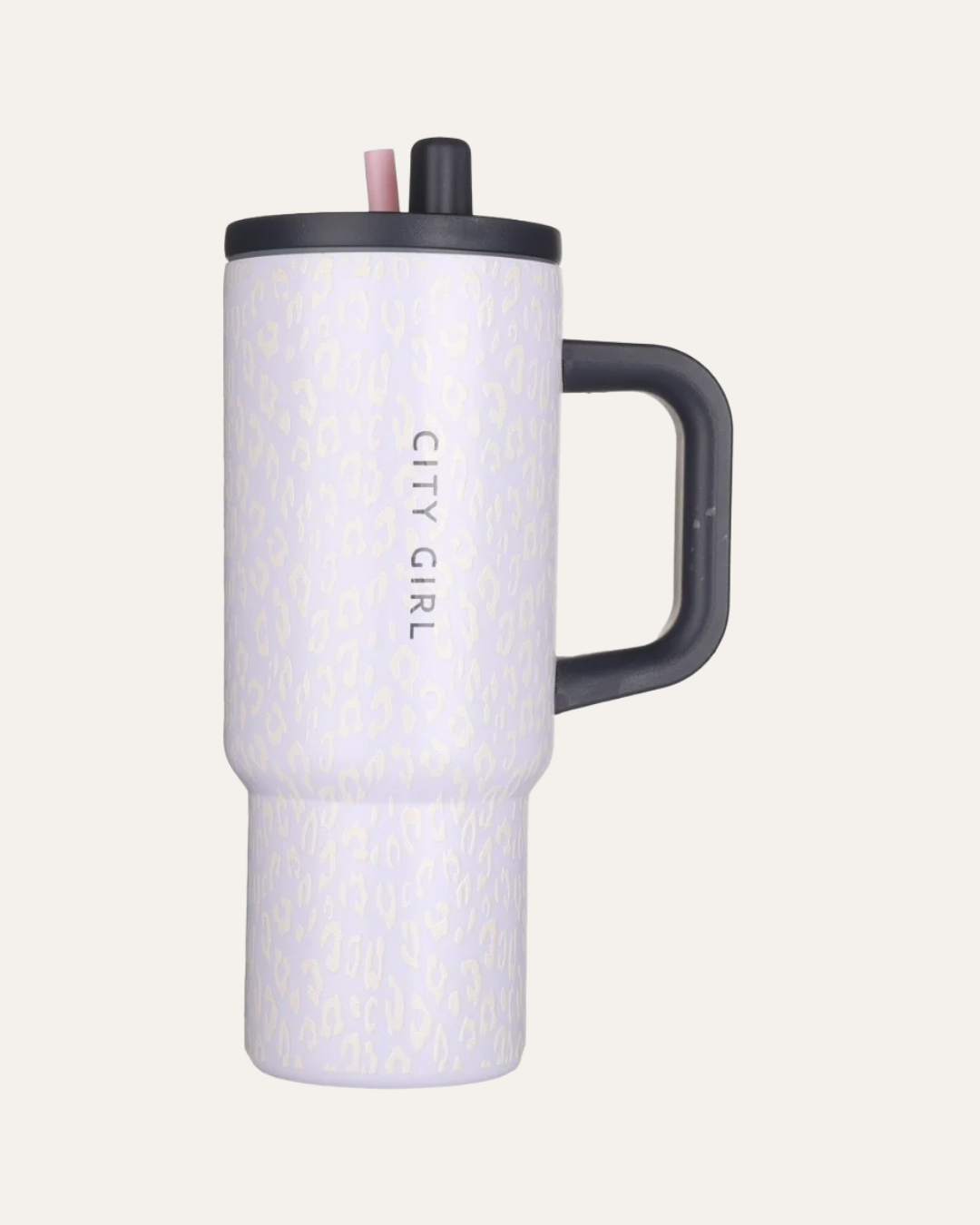 VASO TERMO ANIMAL PRINT VIOLETA  900ML - CITY GIRL