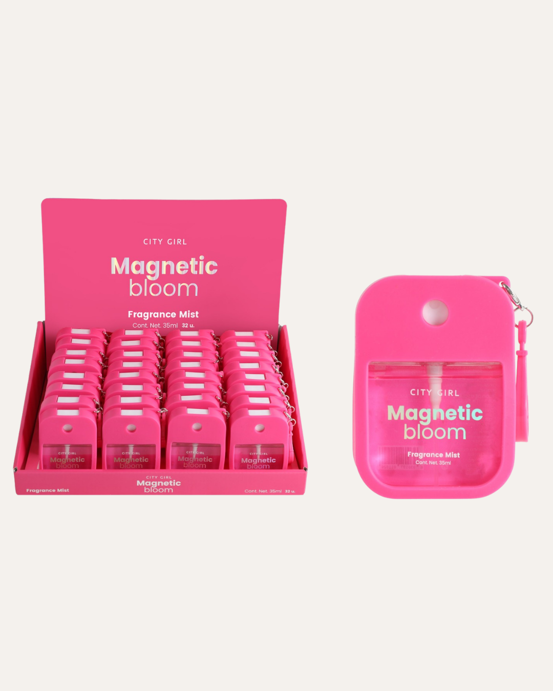 BODY SPLASH MAGNETIC BLOOM 35ML - CITY GIRL