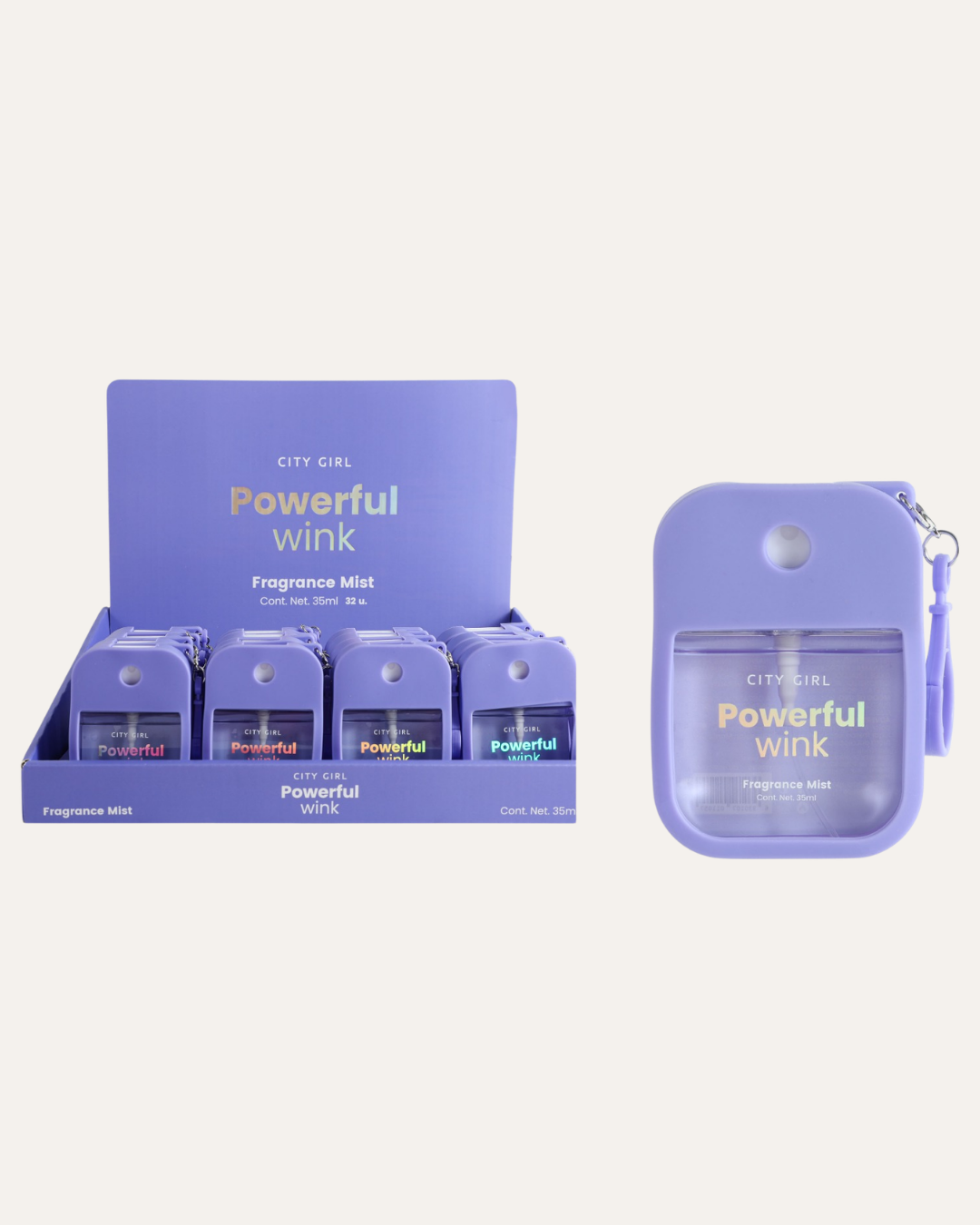 BODY SPLASH POWERFUL WINK 35ML - CITY GIRL