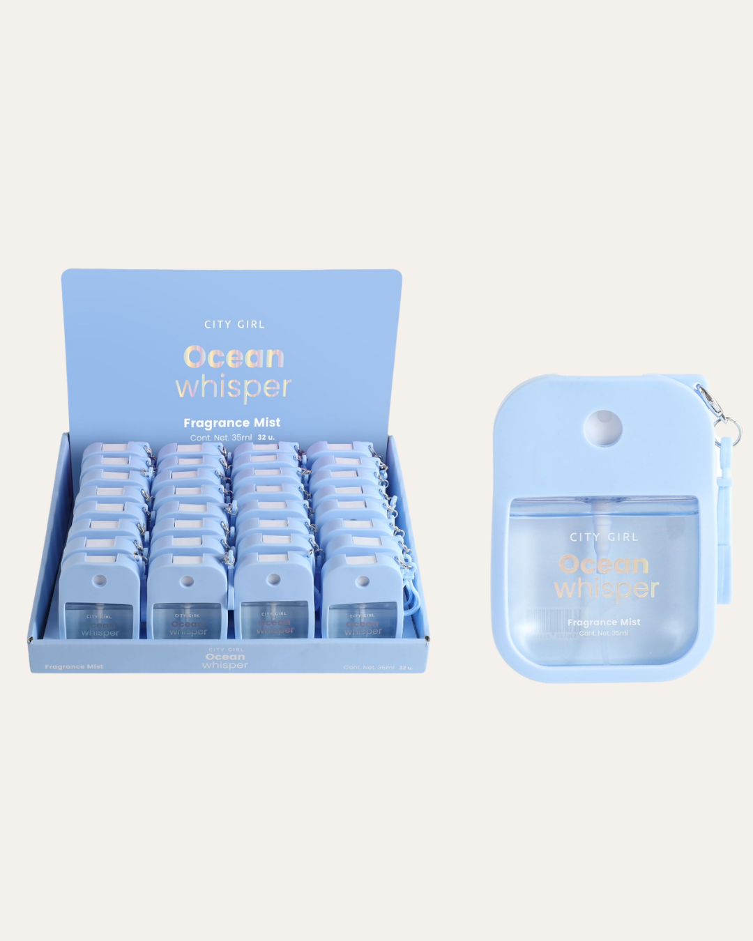 BODY SPLASH OCEAN WHISPER 35ML - CITY GIRL