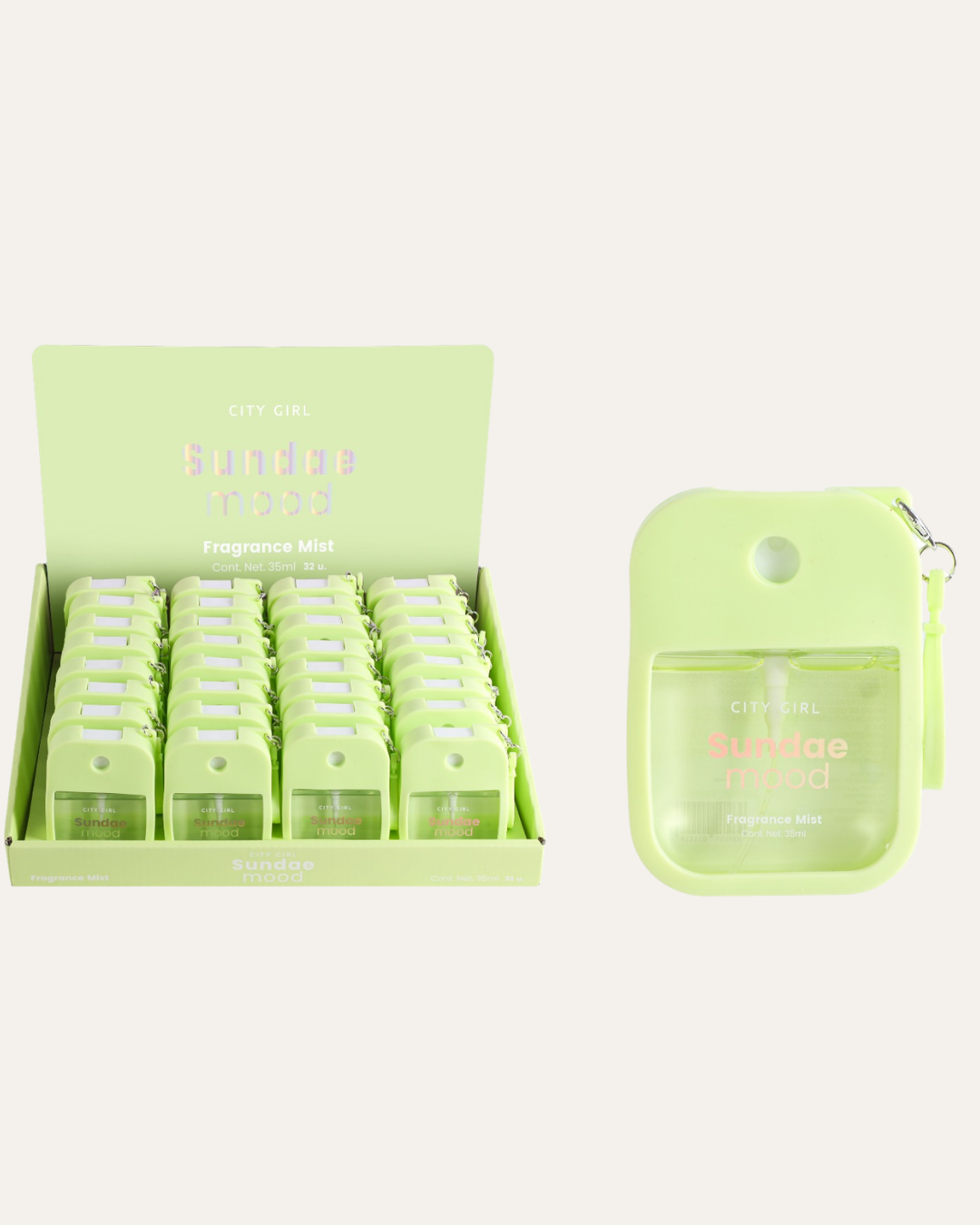 BODY SPLASH SUNDAE MOOD 35ML - CITY GIRL