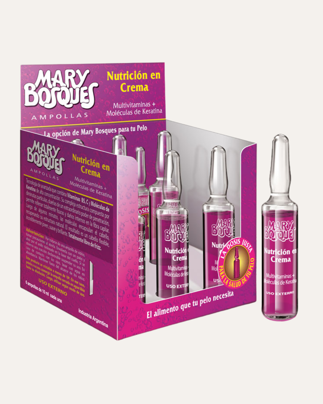 AMPOLLA NUTRICION EN CREMA - MARY BOSQUES