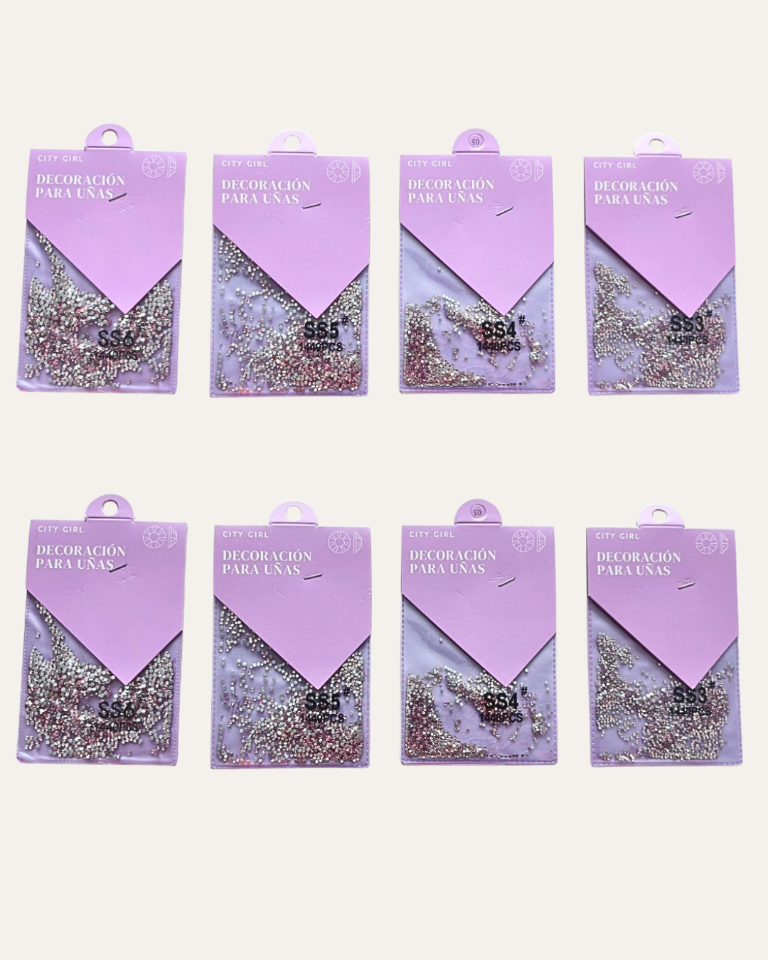 DECORACIÓN STRASS PARA UÑAS - CITY GIRL