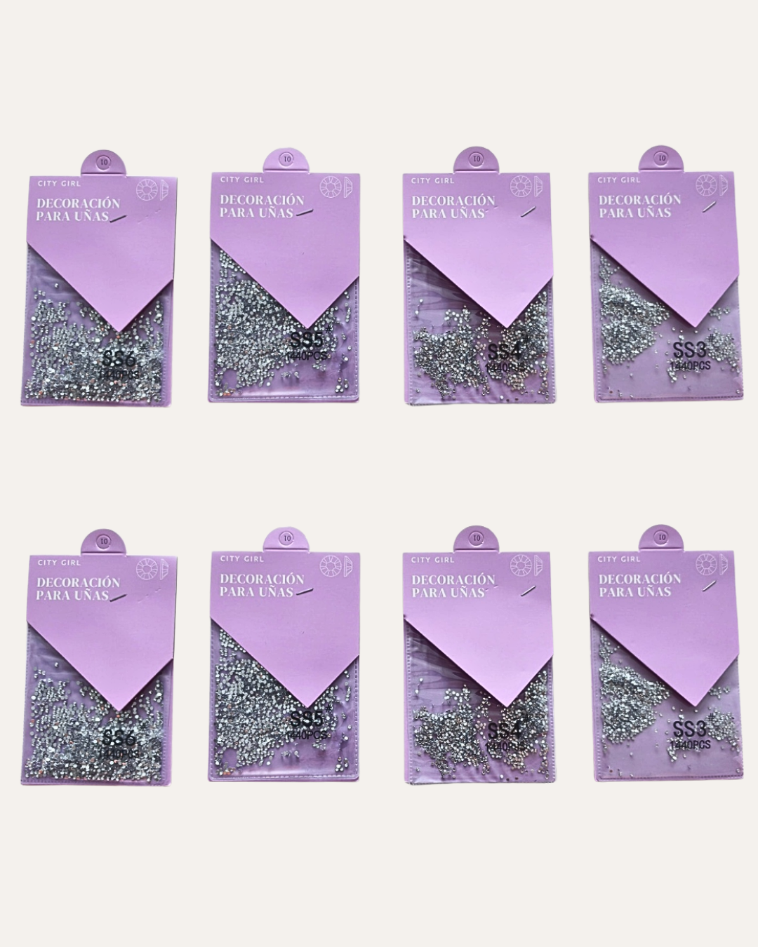 DECORACIÓN STRASS PARA UÑAS CITY GIRL