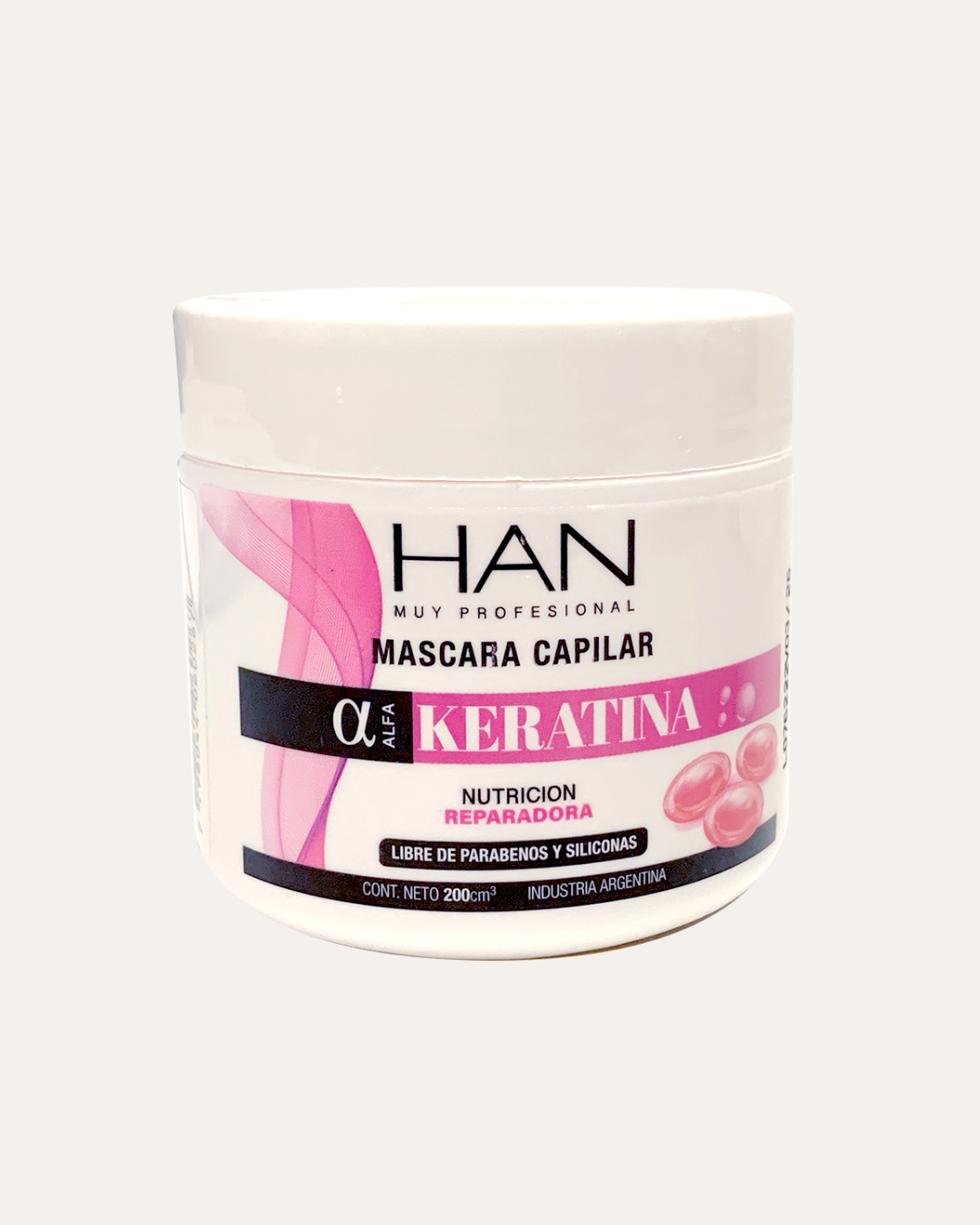 MASCARILLA CAPILAR DE KERATINA - HAN MUY PROFESIONAL