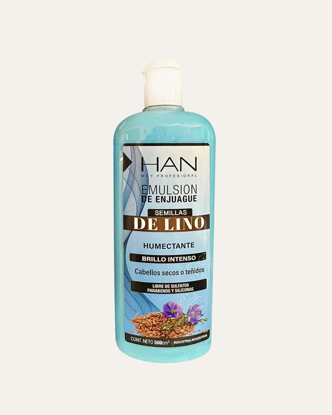 EMULSION DE ENJUAGUE DE SEMILLA DE LINO - HAN MUY PROFESIONAL