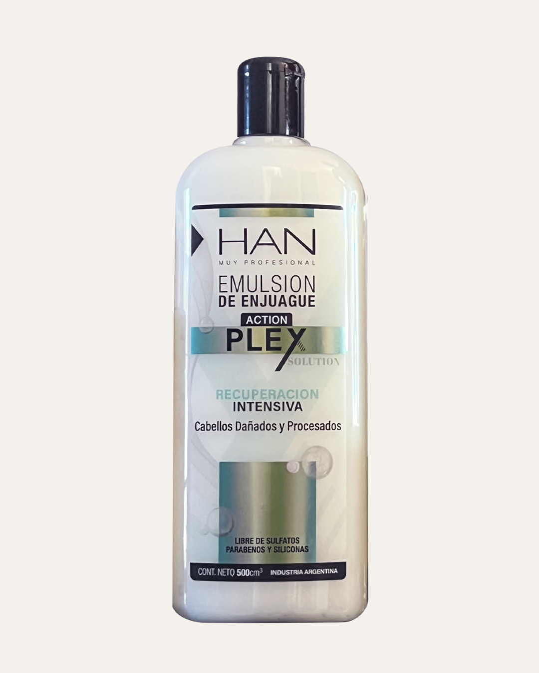 EMULSION DE ENJUAGUE RECUPERACION INTENSIVA PLEX - HAN MUY PROFESIONAL
