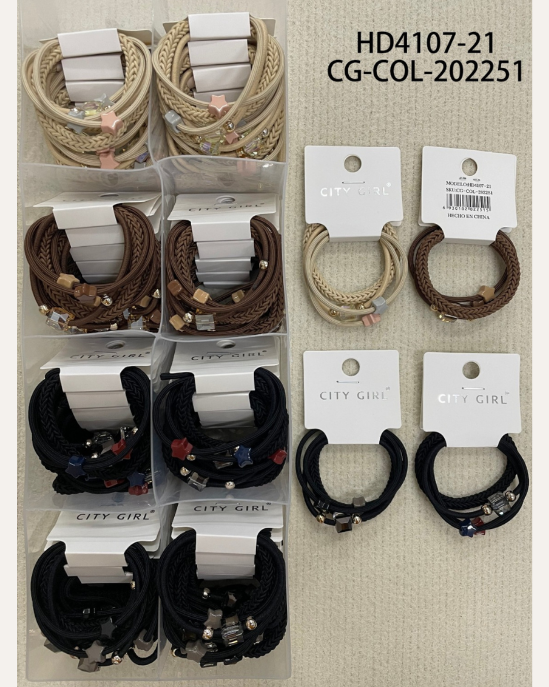 SET DE COLITAS - CITY GIRL
